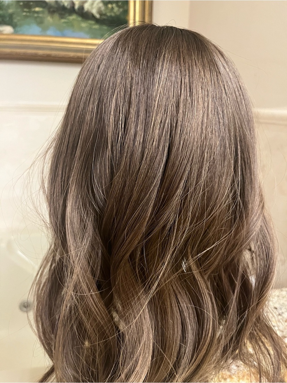 Lusta Silk Topper 18” 8x8 cap. Glazed Truffle - Picture 3 of 8